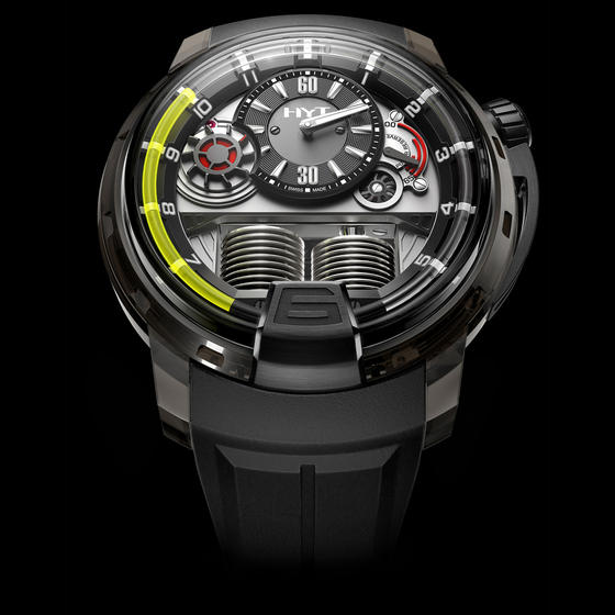 HYT H1 GRAPHITE PROJECT watch 148-PG-21-GF-RU - Click Image to Close